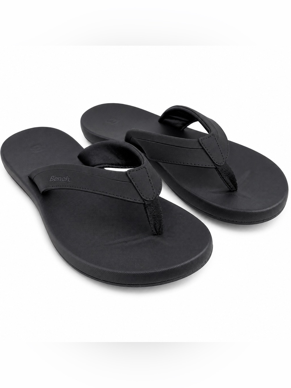 Bench Women’s Black Comfort Flip Flops Size 11 Cushioned Sandals